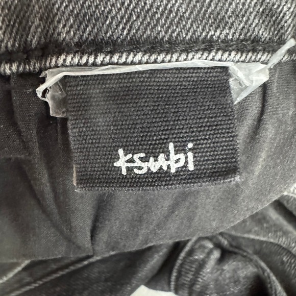 Ksubi Men's Van Winkle Retox Black Distressed Patched Jeans Size 38x31 - Picture 8 of 12